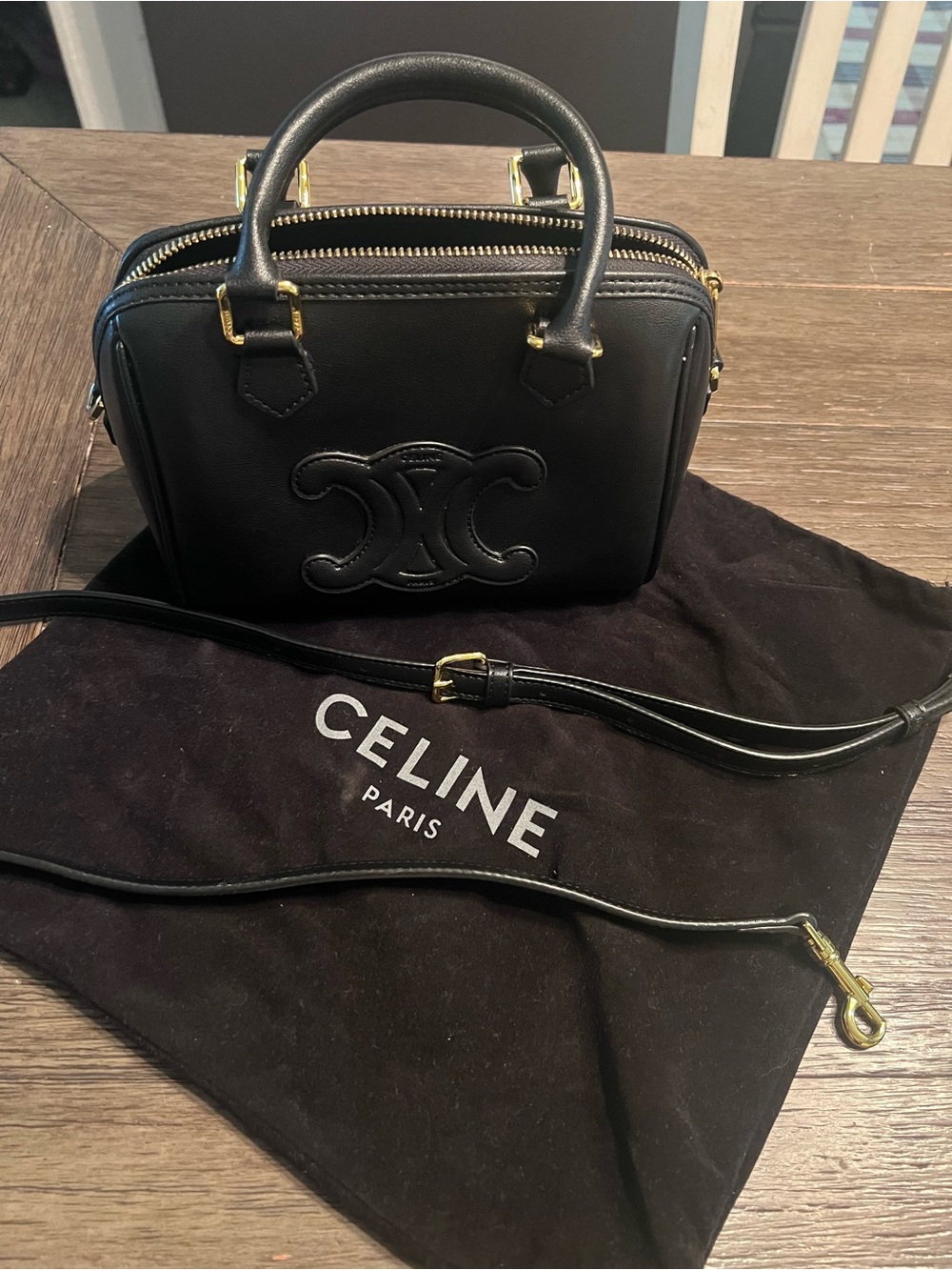 Celine Boston Small in Smooth Calfskin